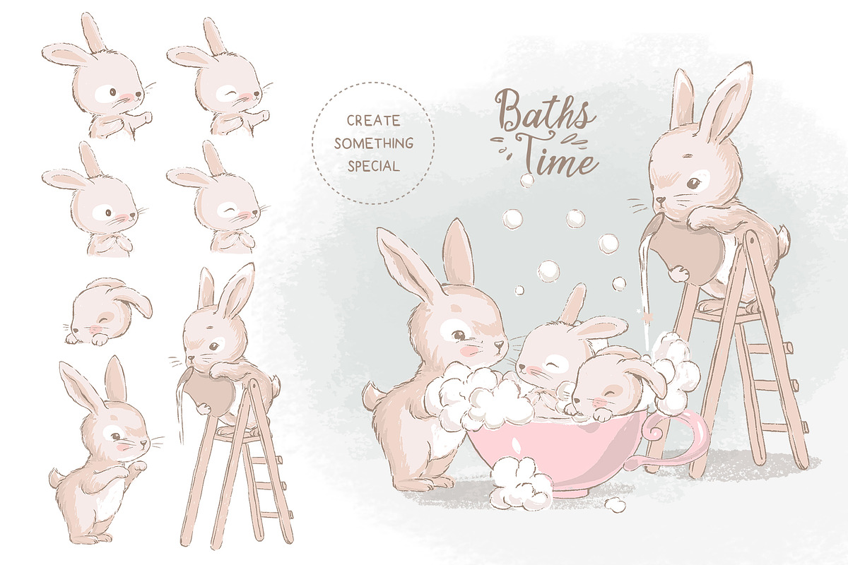 Lovely Bunnies, an Illustration by FoxyImage (Photo 2 of 8)