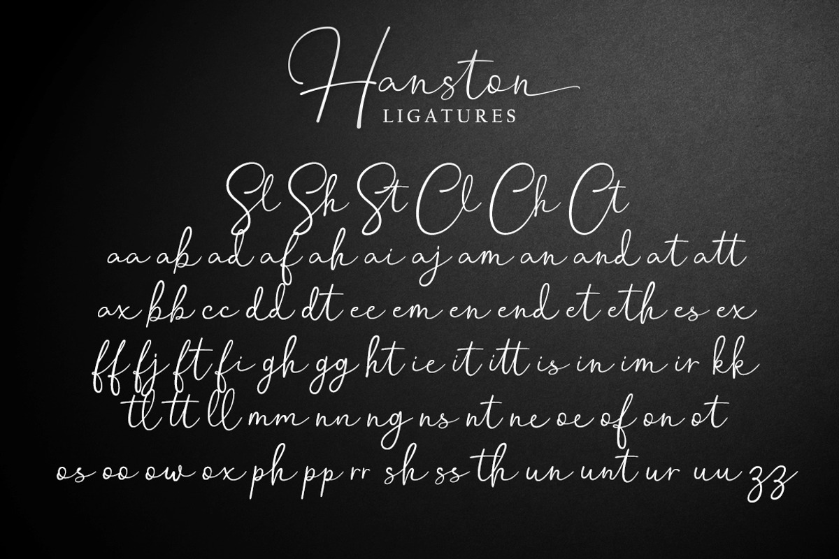 Hanston | Signature Font, a Script Font by Weape Studio (Photo 12 of 12)