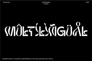 Neotrace - Experimental Display Font, a Sans Serif Font by Lettramina Studio (Thumbnail 10 of 10)