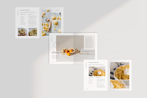 Minimal Cookbook Template Canva