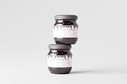 Food Jar Packaging Mockup, a Cups & Container Mockup by pmvch (Thumbnail 1 of 10)