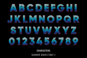 Summer Waves Font