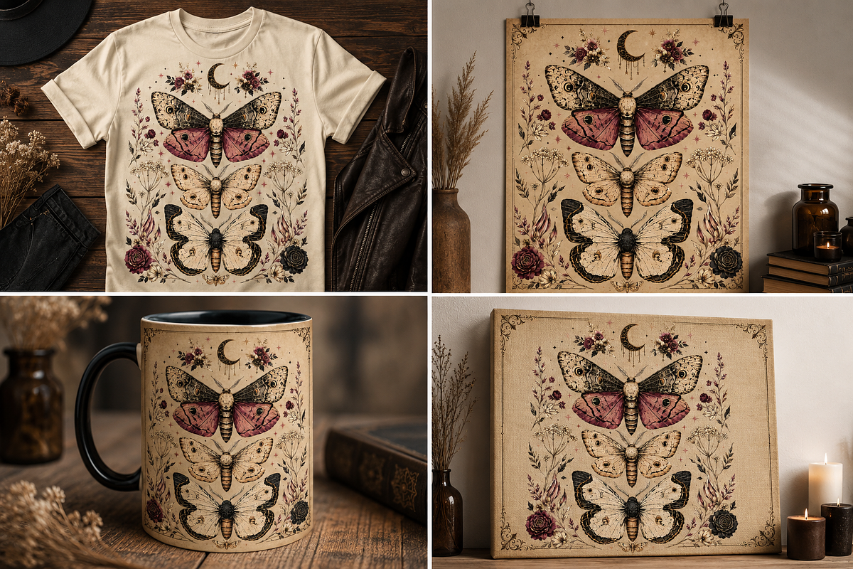 Dark Academia Halloween Png Bundle, an Object Graphic by Daisy Design (Photo 11 of 21)