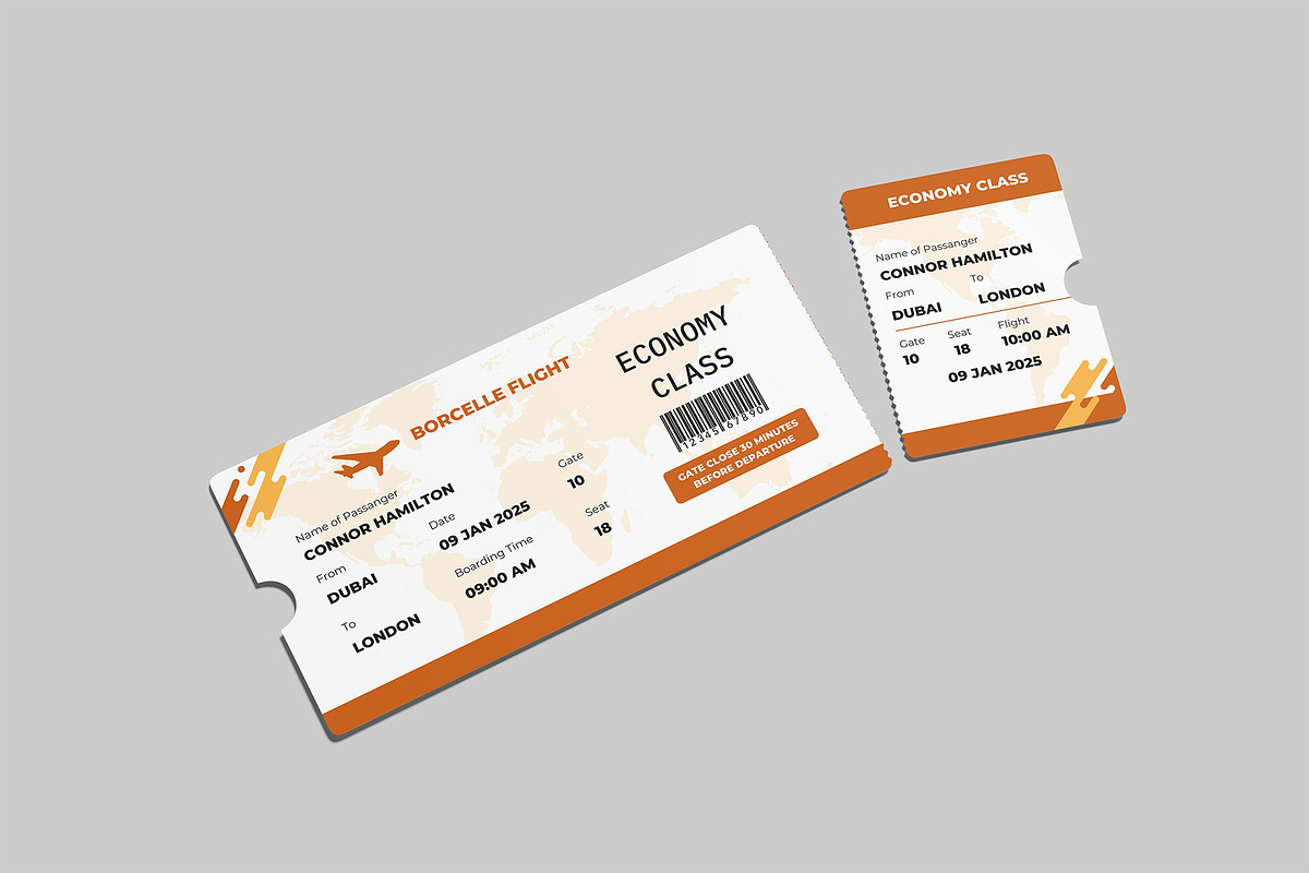 Ticket Mockup, a Product Mockup by graphictime (Photo 5 of 12)