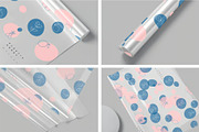 Transparent Wrapping Sheet Mockups, a Packaging Mockup by megostudi0 (Thumbnail 1 of 6)