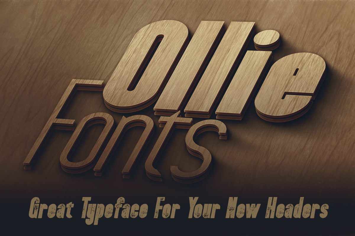 Ollie Typeface preview 4