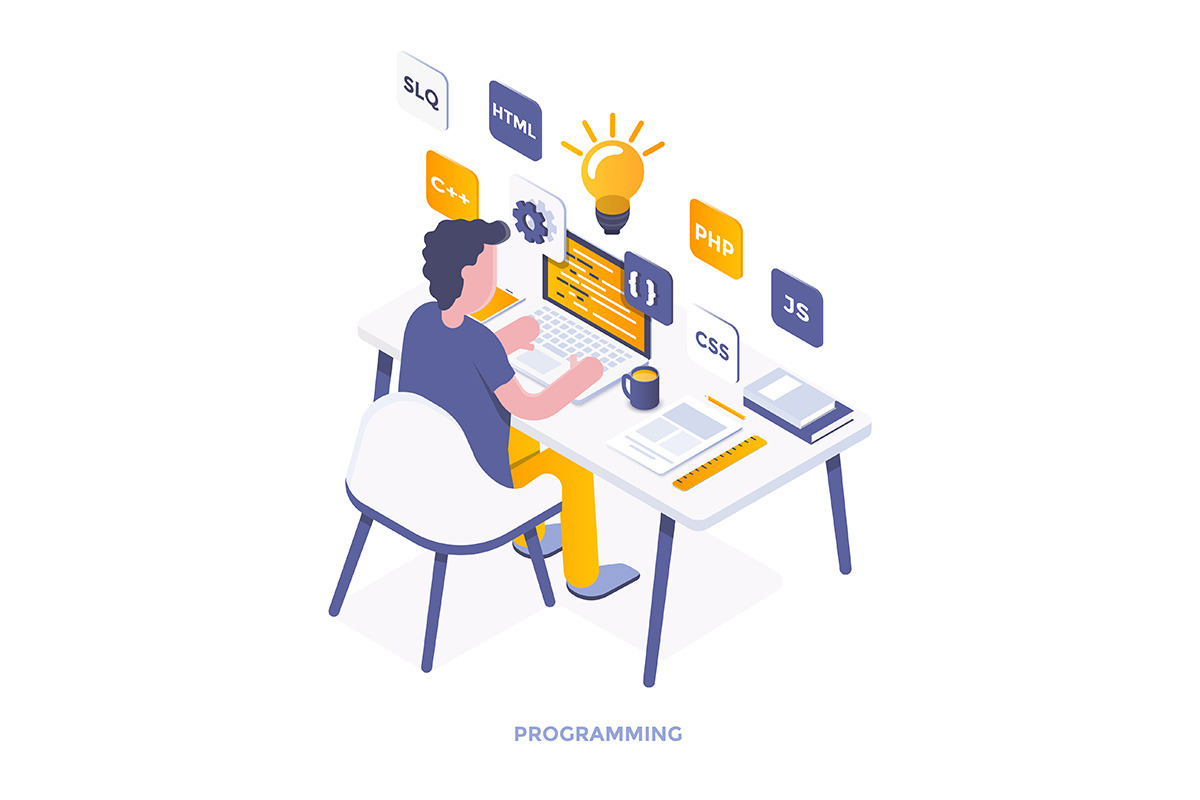 Modern isometric illustration, a Person Illustration by Creative Graphics (Photo 7 of 12)