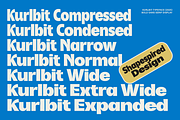 Kurlbit - Bold Display Sans, a Sans Serif Font by Shapespired Design (Thumbnail 2 of 17)