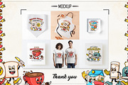 Breakfast & Coffee Character Mascots, a Food Illustration by Kevyn Creative (Thumbnail 3 of 3)