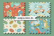 Monster skaters clipart & patterns, an Illustration by Poppymoondesign (Thumbnail 4 of 5)