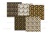 1920s Party Papers | Black and Gold, a Pattern Graphic by GlamArtZhanna (Thumbnail 2 of 3)