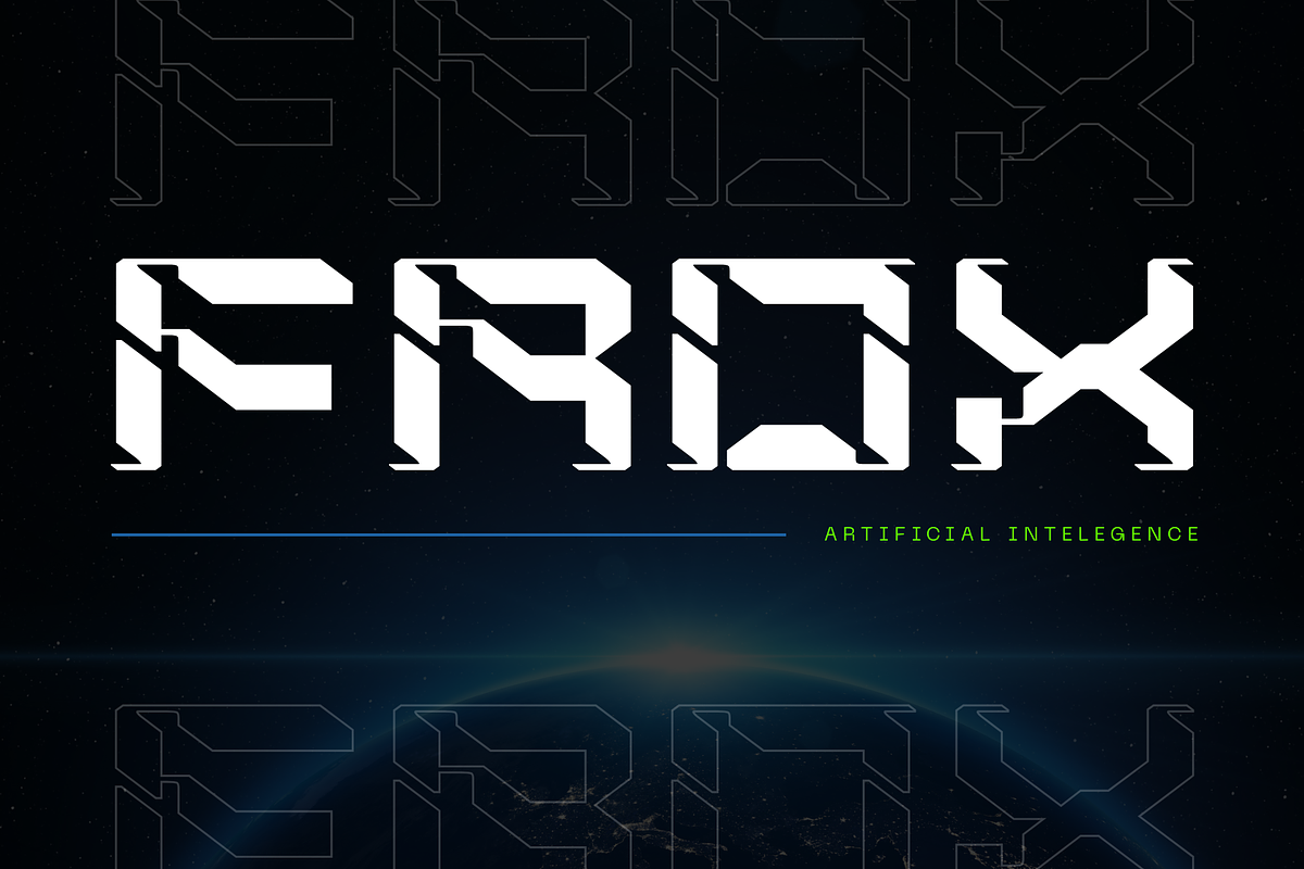 Modern Space - Techno Logo Font, a Sans Serif Font by Nirmana Visual (Photo 7 of 11)