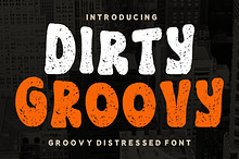 Dirty Groovy Groovy Distressed Font