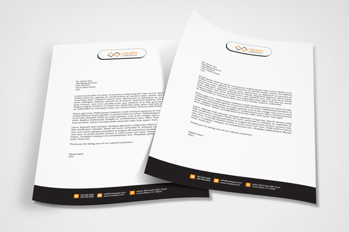 Letterhead, a Stationery Template by asimalikhan555 (Photo 5 of 6)