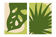 Tropical leaf posters, cards set, a Decorative Illustration by Good Studio (Thumbnail 4 of 14)