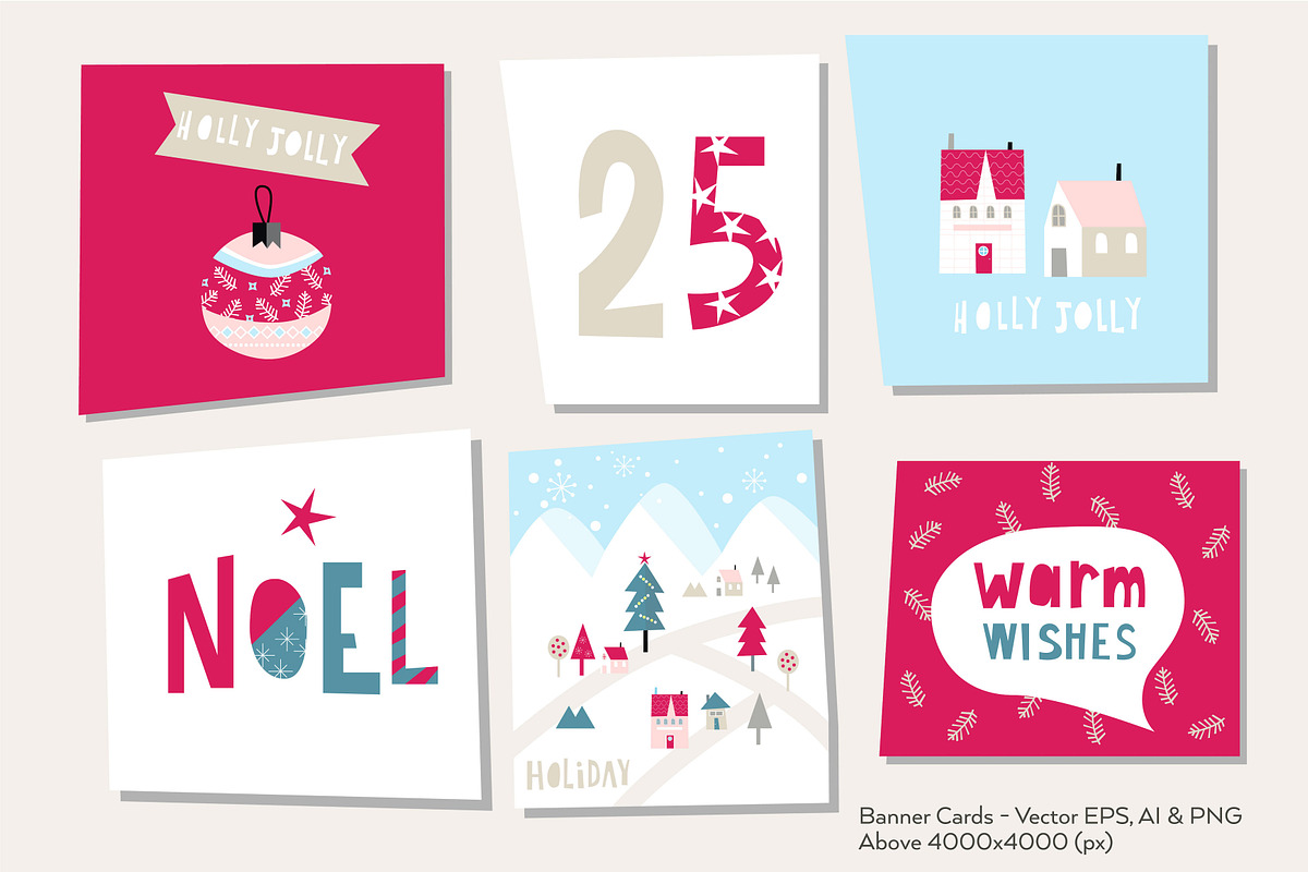 Happy Flat Holiday! Flat design kit, an Object Graphic by Paperly Studio (Photo 4 of 7)