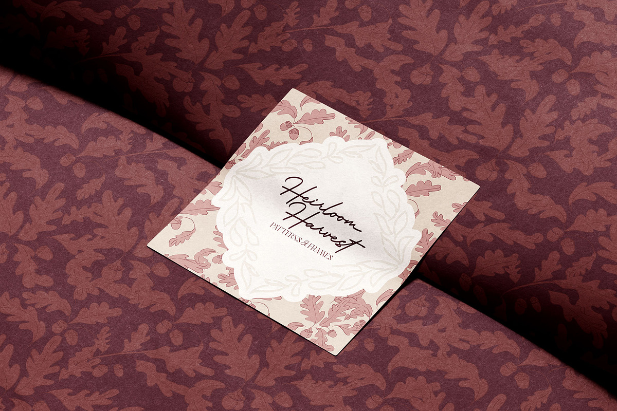 Heirloom Harvest Patterns & Frames, a Pattern Graphic by Mio Buono (Photo 12 of 15)