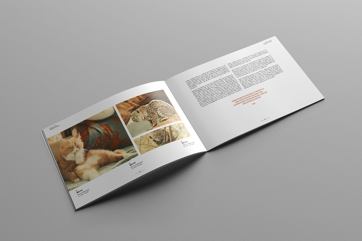 Landscape Magazine Template V, a Magazine Template by Uloel Design (Photo 8 of 12)