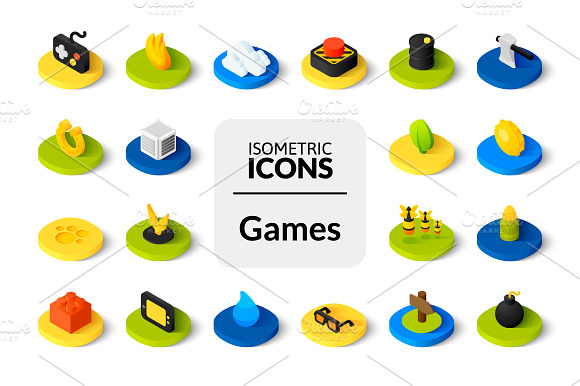Isometric Icons Games