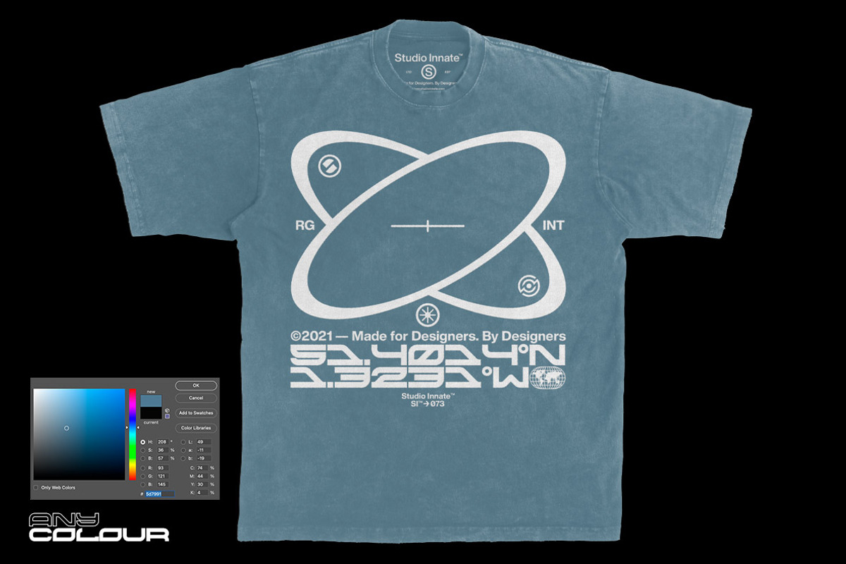 Heavy Distressed T-Shirt Mockup, a Shirt Mockup by Studio Innate (Photo 8 of 8)