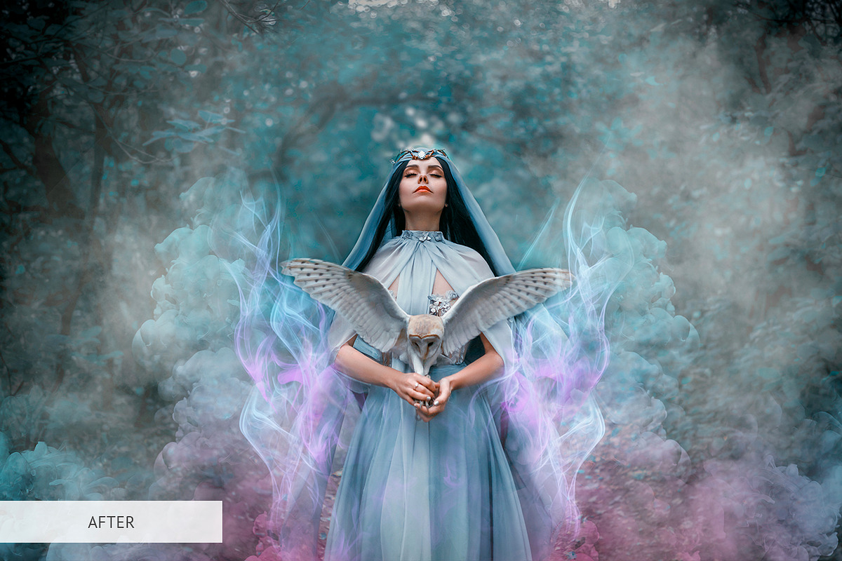 Smoke effect Photoshop Overlays, a Plug-in Add-On by FixThePhoto (Photo 27 of 33)