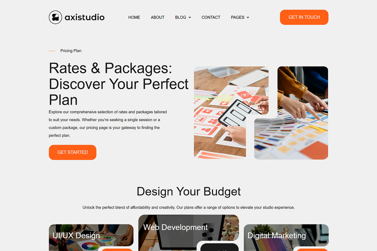 Branding & Creative Studio Elementor, a Landing Page Template by Design Spade (Photo 9 of 10)