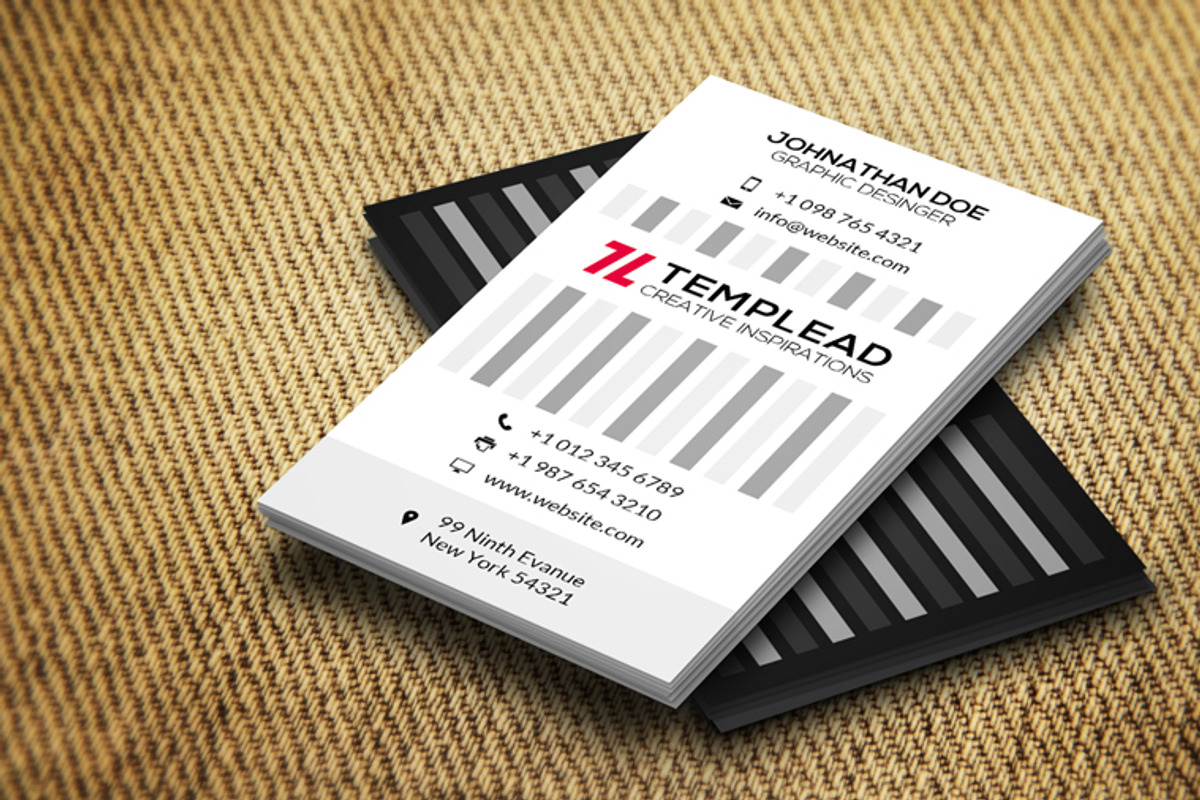 Creative Business Card CM069, a Business Card Template by annozio (Photo 3 of 4)