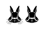 Rabbit Head, an Animal Illustration by Atlantis X Nurman Arbai (Thumbnail 1 of 3)