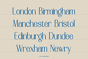 Brigebe | Stylish Modern Sans Serif, a Sans Serif Font by Denustudios (Thumbnail 2 of 12)
