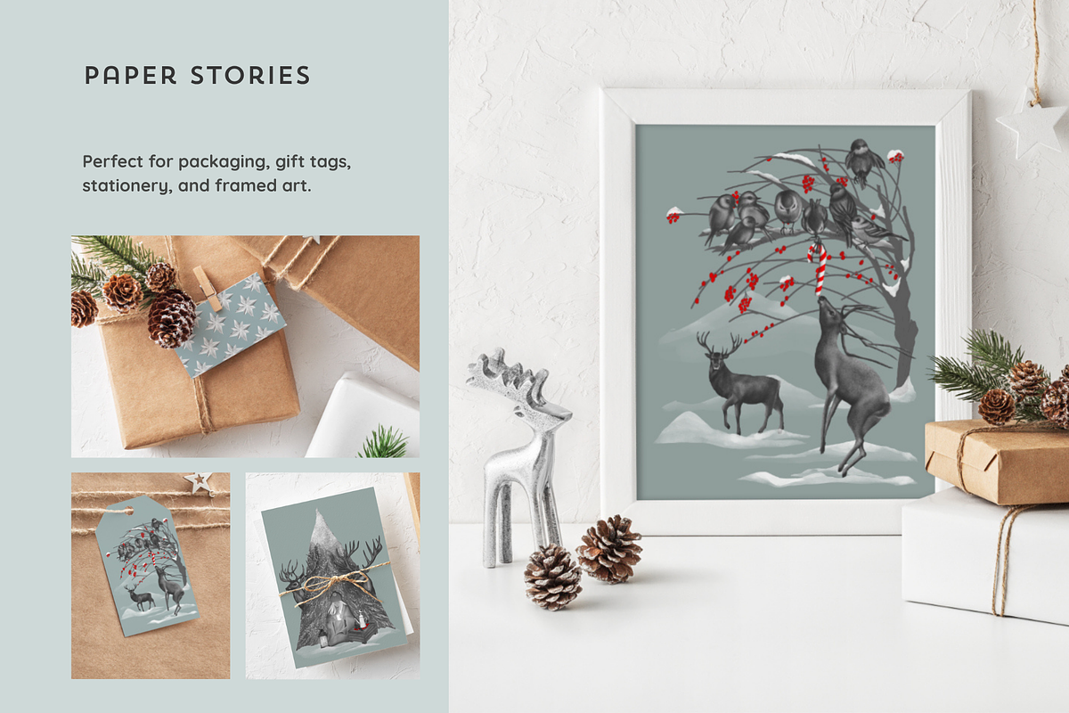 Winter Tales Collection, a Seasonal Illustration by StudioLapis (Photo 9 of 10)