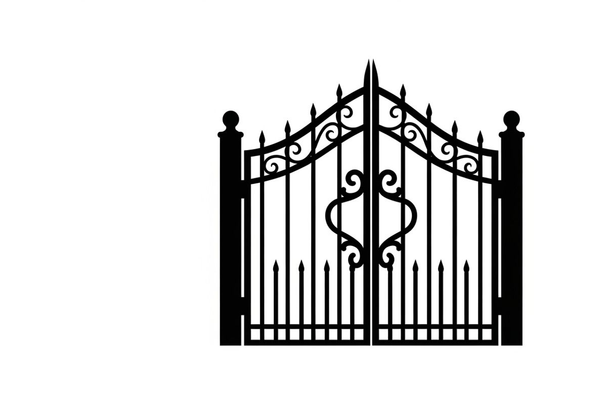 Ornate Iron Gate SVG Bundle, an Illustration by Designs_River (Photo 18 of 31)