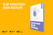 Slim Hardcover Book Mockup, a Books & Magazine Mockup by Aprndy85 (Thumbnail 1 of 6)