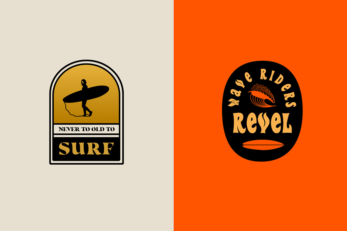 SURF Logo Templates, a Branding & Logo Template by Go Rogue (Photo 2 of 6)