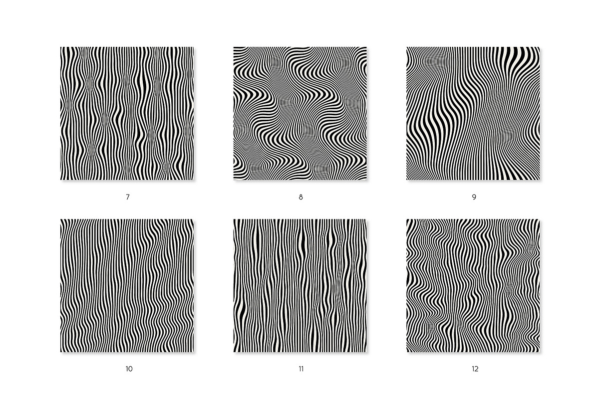 Optic Art | Seamless Patterns, a Pattern Graphic by Curly_Pat (Photo 4 of 5)