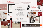 Substack Branding Template Canva, a Branding & Logo Template by Tabitha Emma (Thumbnail 1 of 8)