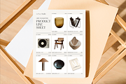 Product catalog, line sheet template, a Presentation Template by LePosey Studio (Thumbnail 4 of 7)