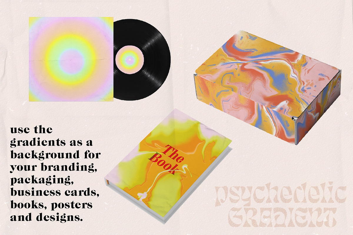 Psychedelic Gradient - 70s design, a Gradient Add-On by Dear Darling Design (Photo 4 of 15)