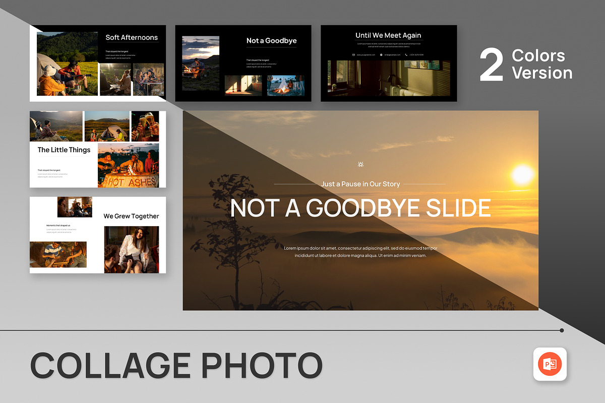 Collage Photo PowerPoint, a Presentation Template by Antstheme (Photo 1 of 4)