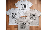Cute dogs doodle vector set, an Object Graphic by SketchArtStudio (Thumbnail 2 of 3)