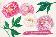 PEONY Watercolor Wedding Suite, an Invitation Template by Vintage To Vectors (Thumbnail 10 of 10)