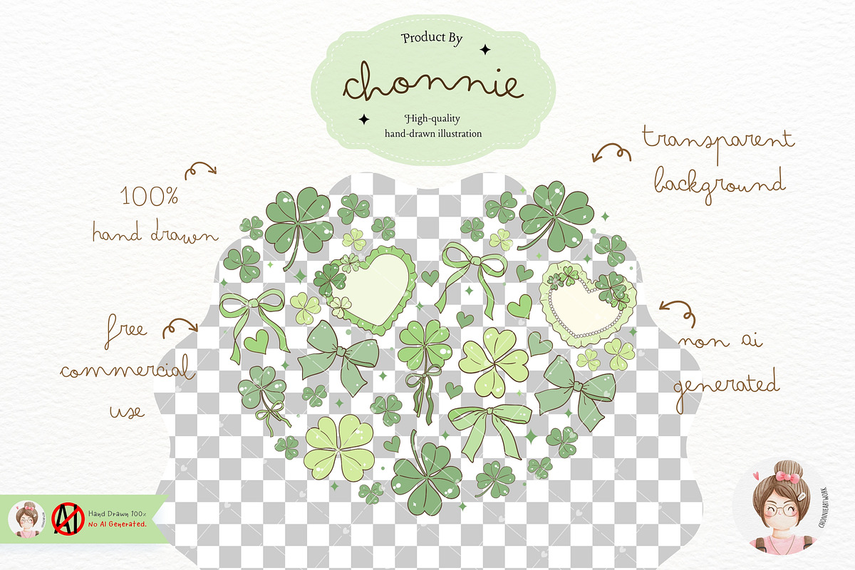 St. Patrick's Day Lucky Clover SVG, a Seasonal Illustration by Chonnieartwork (Photo 2 of 3)