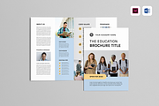 Education Brochure | MS Word & Indd, a Brochure Template by Leaflove (Thumbnail 1 of 5)