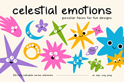 Celestial Emotions | Vector Shapes, an Object Graphic by stasylionet (Thumbnail 1 of 8)