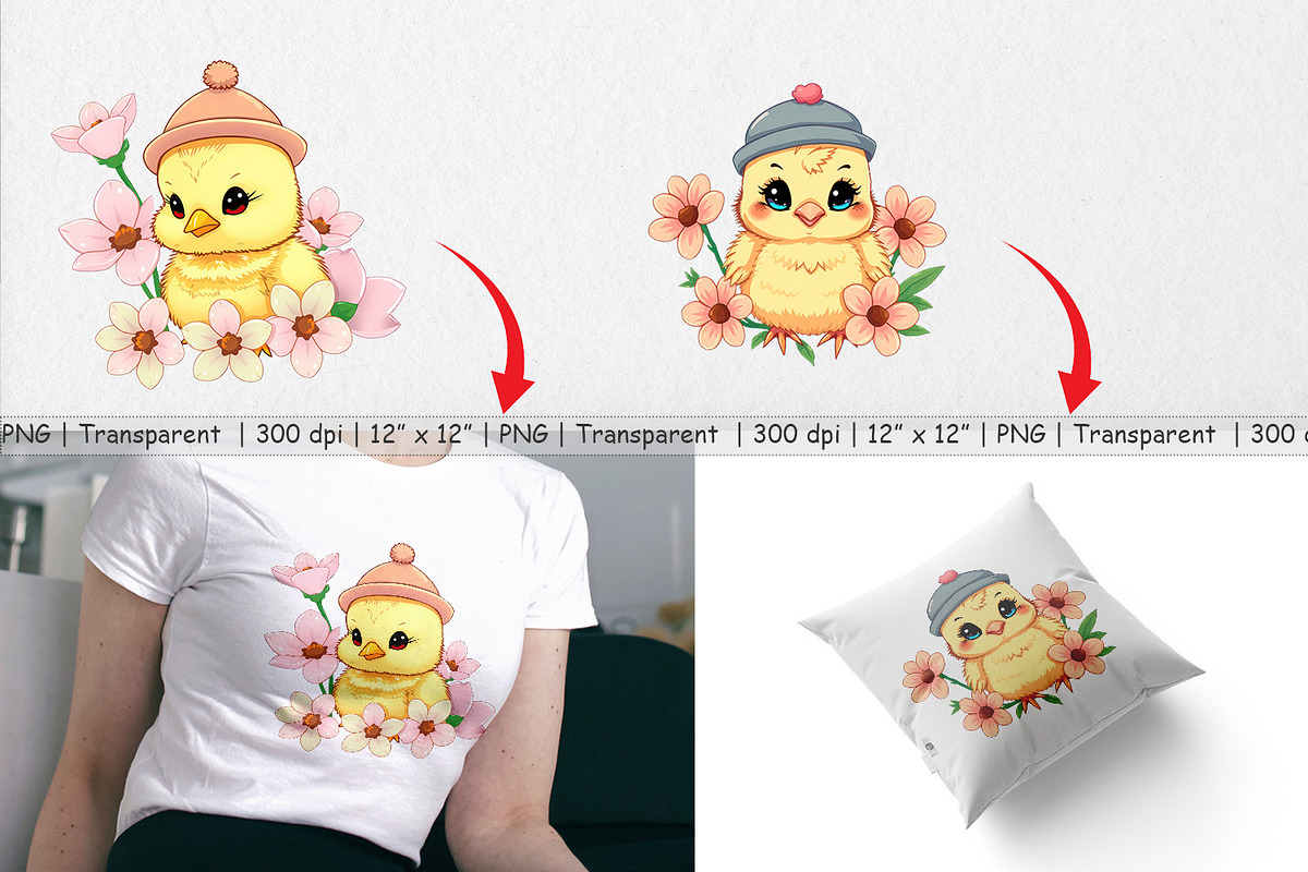 Easter Chick Clipart, a Graphic by Artnoy (Photo 4 of 5)