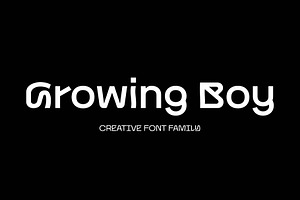Growing Boy Font Family
