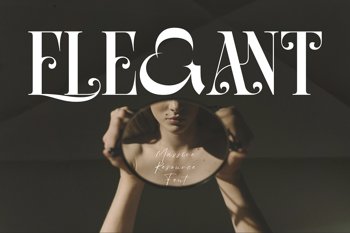 Massive Resource - Elegant Font, a Serif Font by 177Studio (Photo 2 of 8)