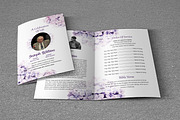 Funeral Program Template Purple, a Brochure Template by Madhabi Studio (Thumbnail 2 of 5)