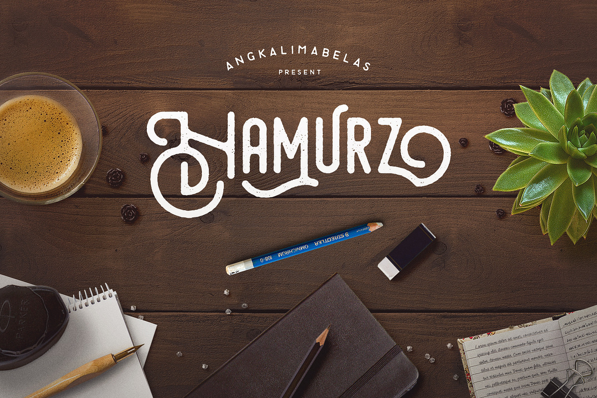 Hamurz, a Font by Angkalimabelas (Photo 1 of 6)