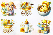 Spring baby clipart, an Illustration by RobertsArt (Thumbnail 5 of 7)