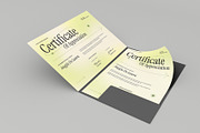 Green Gradient Certificate, a Stationery Template by Neermana (Thumbnail 4 of 4)
